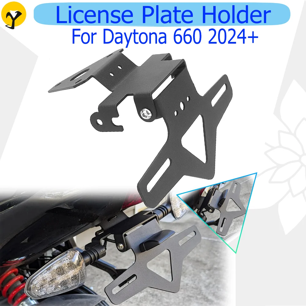 For Daytona 660 2024 Motorcycle License Plate Holder, Rear Fender Remover, License Plate Holder Rear Fender Removal Kit
For Daytona 660 2024 Motorcycle License Plate Holder, Rear Fender Remover, License Plate Holder Rear Fender Removal Kit