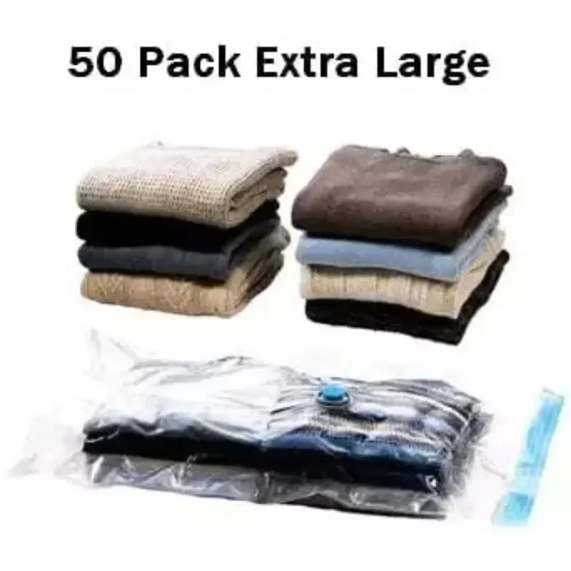 (XMSJ-Hot)50 PACK Huge 52x40in (130x100cm) Vacuum Seal Moving Storage Bag Space Saver Jumbo size Wholesale Deal
(XMSJ-Hot)50 PACK Huge 52x40in (130x100cm) Vacuum Seal Moving Storage Bag Space Saver Jumbo size Wholesale Deal