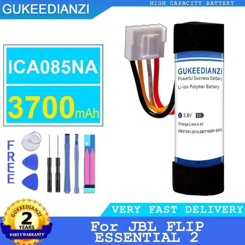 Bluetooth Speaker Battery Long-Lasting Performance 3700Mah ICA085NA Premium Replacement For Jbl Flip Essential 2 
Bluetooth Speaker Battery Long-Lasting Performance 3700Mah ICA085NA Premium Replacement For Jbl Flip Essential 2