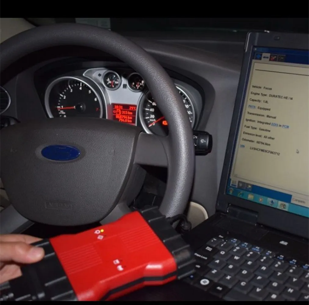 VCM II 2 in 1 Diagnostic Tool for Ford V132 For Mazd v142 IDS Softwares installed well D630 Laptop ready use
VCM II 2 in 1 Diagnostic Tool for Ford V132 For Mazd v142 IDS Softwares installed well D630 Laptop ready use