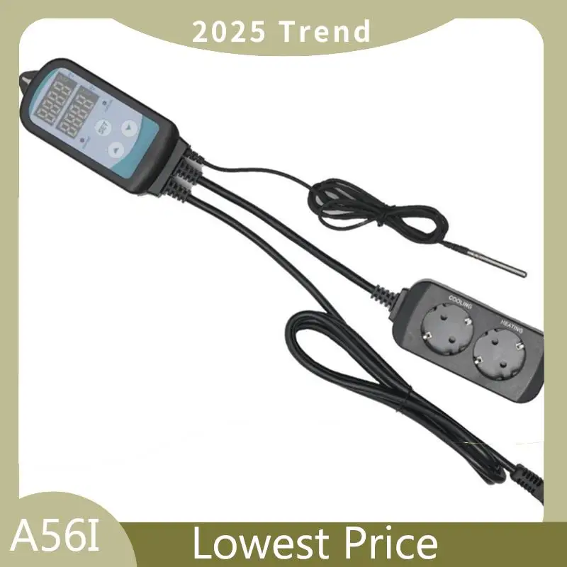 ABDD HMT-2 European Standard Thermostat, Planting Temperature Control, Digital Temperature Controller EU Plug
ABDD HMT-2 European Standard Thermostat, Planting Temperature Control, Digital Temperature Controller EU Plug