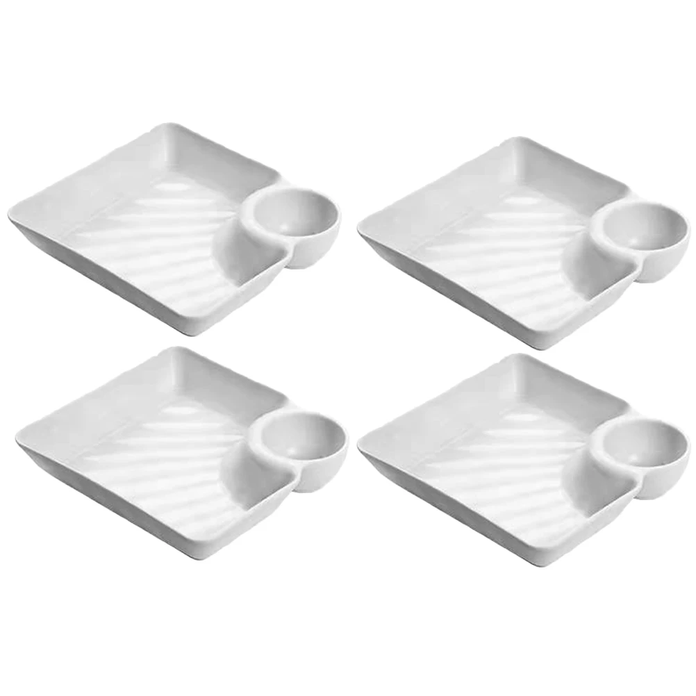 4 Pcs Snack Tray Set Food Trays Japanese Style PP Dumpling Plate Serving Party Trays Large Platter Plastic Plates Kitchen Bar
4 Pcs Snack Tray Set Food Trays Japanese Style PP Dumpling Plate Serving Party Trays Large Platter Plastic Plates Kitchen Bar