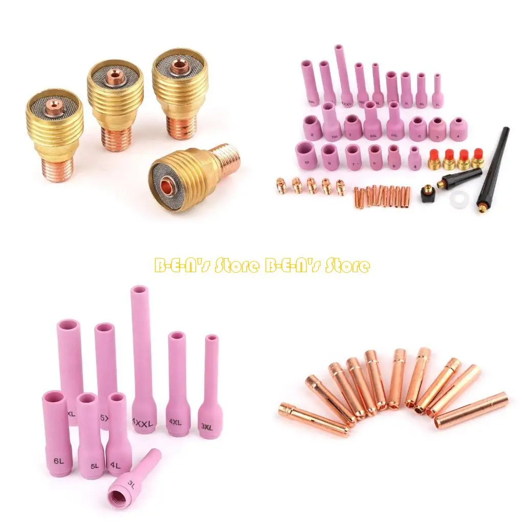 Y1AD 46pcs TIG Welder Torch Cup Collet Body Nozzle Gas Lens SR WP9 20 25
Y1AD 46pcs TIG Welder Torch Cup Collet Body Nozzle Gas Lens SR WP9 20 25
