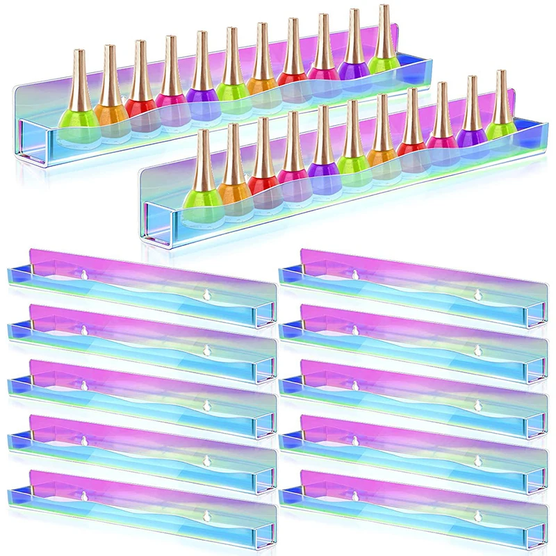 Nail Polish Organizer Holder Colorful Acrylic Shelves Wall Mounted Display Shelves Acrylic Bookshelves Wall Storage Holder
Nail Polish Organizer Holder Colorful Acrylic Shelves Wall Mounted Display Shelves Acrylic Bookshelves Wall Storage Holder