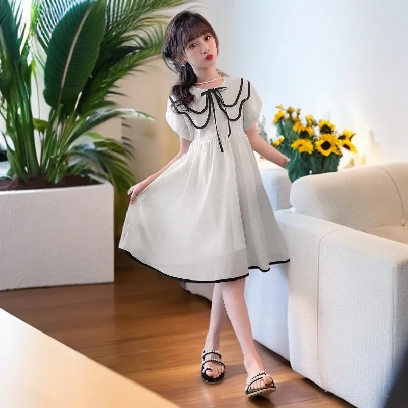 Girls Chiffon Dress Summer 2025 New Fashion Princess Dresses Children's Girl Summer Dress Flower Girl Dresses for Weddings 7-12y
Girls Chiffon Dress Summer 2025 New Fashion Princess Dresses Children's Girl Summer Dress Flower Girl Dresses for Weddings 7-12y