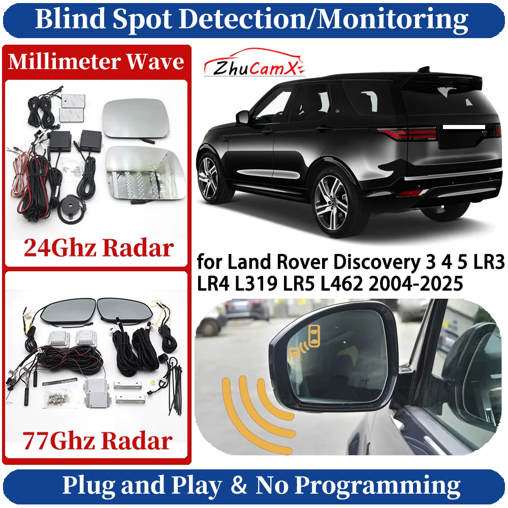 Blind Spot Monitoring/Detection System for Land Rover Discovery 3 4 5 LR3 LR4 L319 LR5 L462 2004-2025 Side Lane Change Assist
Blind Spot Monitoring/Detection System for Land Rover Discovery 3 4 5 LR3 LR4 L319 LR5 L462 2004-2025 Side Lane Change Assist