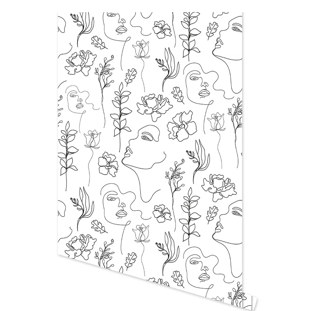 Peel and Stick Art Wallpaper Black and White Female Body Line Removable Wallpaper for Bedroom Bathroom Home Decor Wall Mural
Peel and Stick Art Wallpaper Black and White Female Body Line Removable Wallpaper for Bedroom Bathroom Home Decor Wall Mural