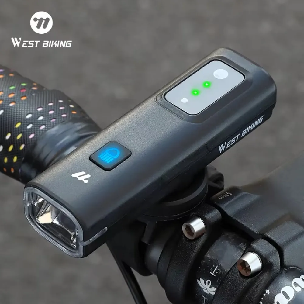 Портативный велосипедный светильник WEST BIKING с интеллектуальным датчиком света 400LM, передний фонарь для велосипеда, перезаряжаемая непромокаемая лампа для горного велосипеда
Портативный велосипедный светильник WEST BIKING с интеллектуальным датчиком света 400LM, передний фонарь для велосипеда, перезаряжаемая непромокаемая лампа для горного велосипеда
