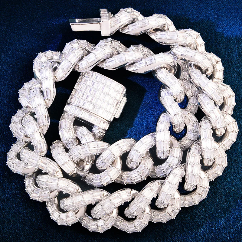 Hip Hop 5A+ CZ Stone Bling Ice Out 21mm Round Cuban Miami Link Chain Necklaces for Men Rapper Jewelry Rose Gold Silver Color
Hip Hop 5A+ CZ Stone Bling Ice Out 21mm Round Cuban Miami Link Chain Necklaces for Men Rapper Jewelry Rose Gold Silver Color