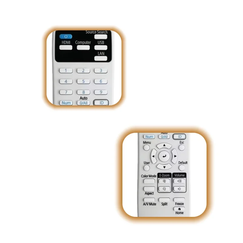 Projector Remote Control Replacement for Epson CB-X05 X39 W05 X06 EB-C765XN S41 U05 Infrared Remote Plug & Play
Projector Remote Control Replacement for Epson CB-X05 X39 W05 X06 EB-C765XN S41 U05 Infrared Remote Plug & Play