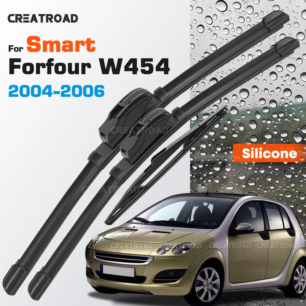 Silicone Wiper Blades Fit For Smart Forfour W454 2004-2006 Coated Silent HD Wear-Resistant Windshield Wipers 26"+18"+14"
Silicone Wiper Blades Fit For Smart Forfour W454 2004-2006 Coated Silent HD Wear-Resistant Windshield Wipers 26"+18"+14"