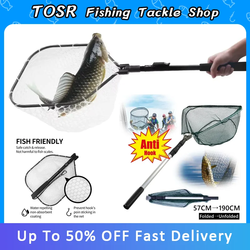 TOSR 55-190 см телескопическая рыболовная сеть для лосося, мухи, карпа, сома, форели, плавающая подсак, легко ловля и освобождается, складная
TOSR 55-190 см телескопическая рыболовная сеть для лосося, мухи, карпа, сома, форели, плавающая подсак, легко ловля и освобождается, складная