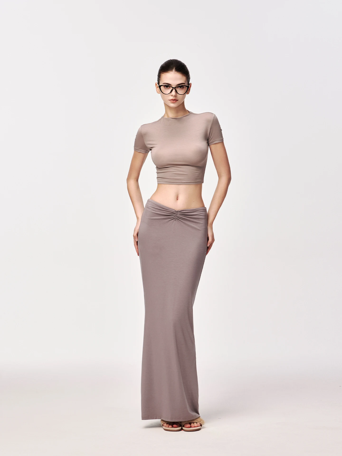 JLAUNT Spicy Girl Half-length Skirt Women Summer Design Slimming Fish-tail Grey Wrap Long Skirt Skin-friendly Breathable
JLAUNT Spicy Girl Half-length Skirt Women Summer Design Slimming Fish-tail Grey Wrap Long Skirt Skin-friendly Breathable