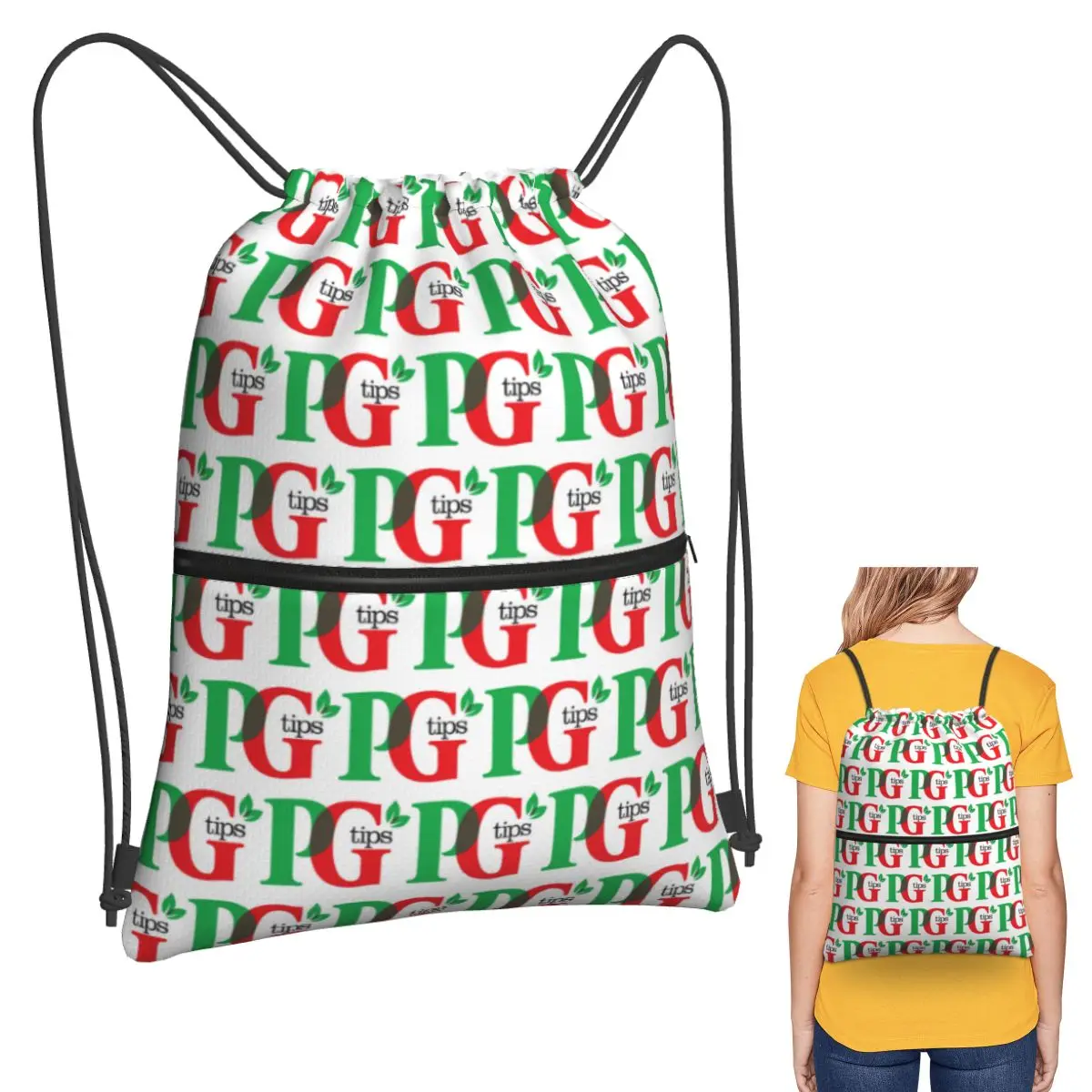 PG Tips Backpacks Multi-function Drawstring Bags Sundries Bag Book Bags for Travel School
PG Tips Backpacks Multi-function Drawstring Bags Sundries Bag Book Bags for Travel School