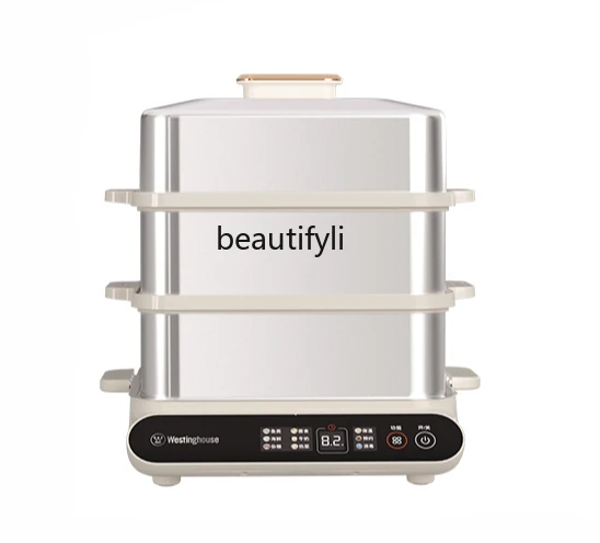 Intelligent stainless steel electric steamer three-layer large-capacity household multi-function reservation visual
Intelligent stainless steel electric steamer three-layer large-capacity household multi-function reservation visual