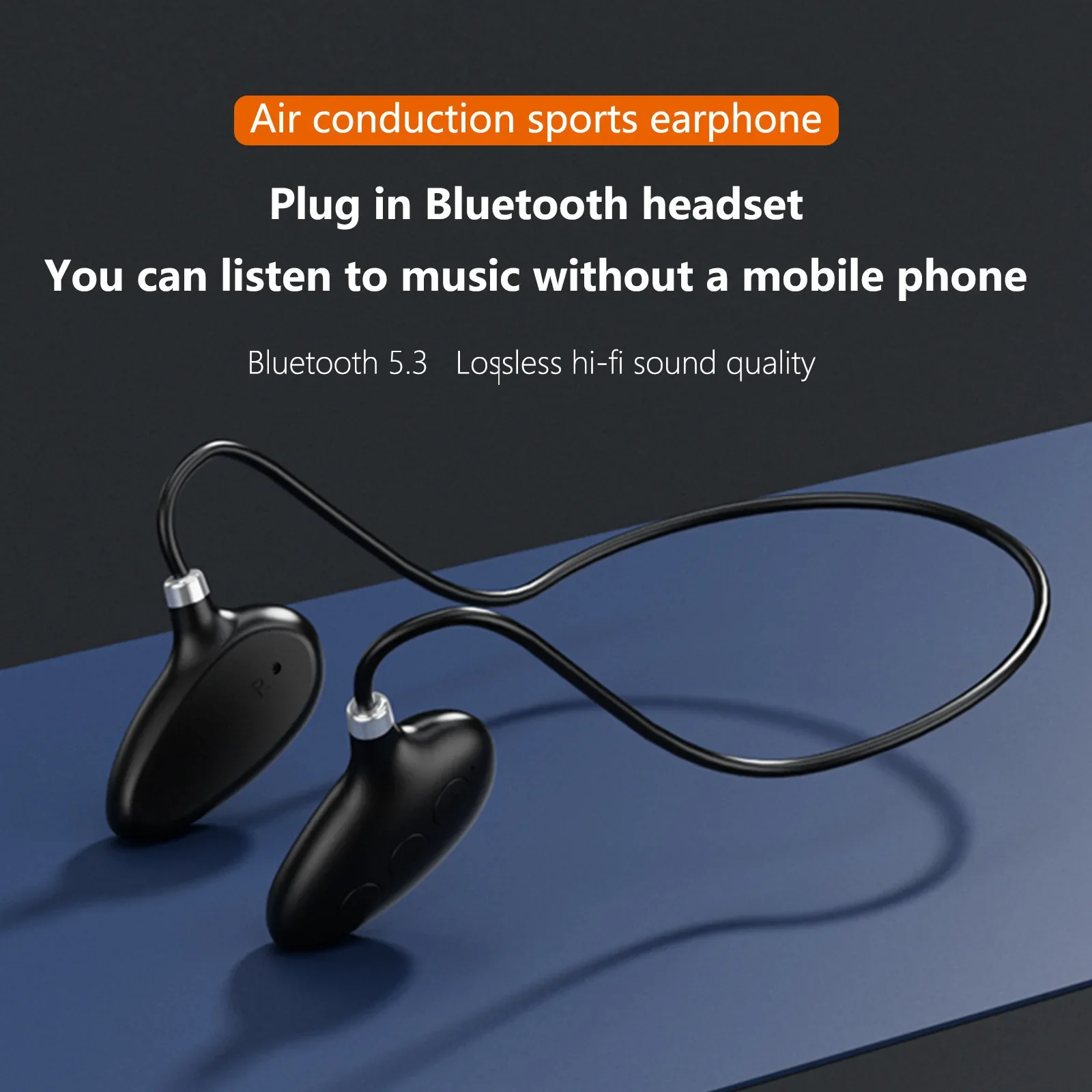 Ear Hook MP3 Wireless Headphones TF Card Playback Bluetooth 5.3 Waterproof Long Battery Life Lightweight Earphones for Sport
Ear Hook MP3 Wireless Headphones TF Card Playback Bluetooth 5.3 Waterproof Long Battery Life Lightweight Earphones for Sport