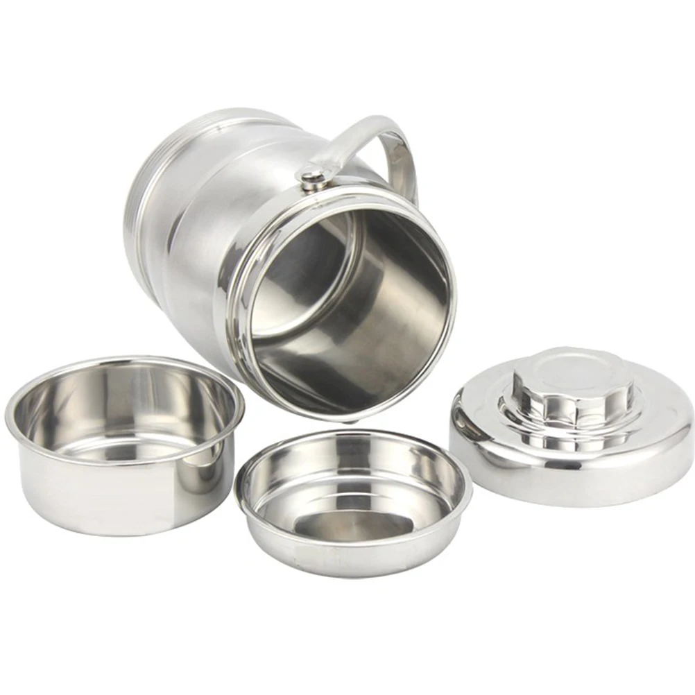 Stainless Steel Thermal Lunch Box Multi layer Portable Insulation Container for Soup Porridge Straight Type Food Storage
Stainless Steel Thermal Lunch Box Multi layer Portable Insulation Container for Soup Porridge Straight Type Food Storage