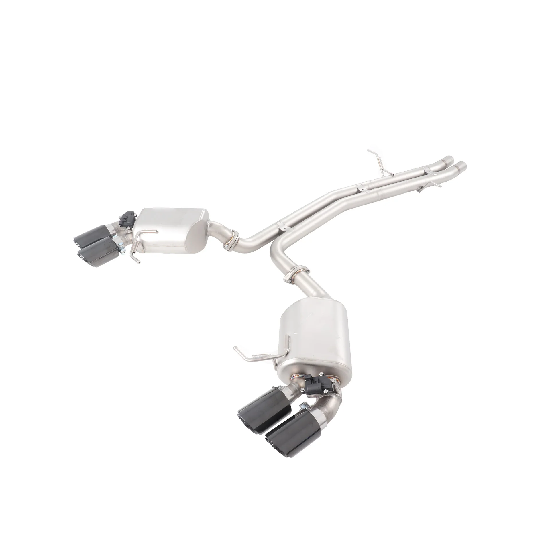 YT 304 Stainless Steel Exhaust System for Porsche Macan 95B 3.0T/3.6 Sandblasted Finish Dual-Side Quad Exits Valves Mid Rear
YT 304 Stainless Steel Exhaust System for Porsche Macan 95B 3.0T/3.6 Sandblasted Finish Dual-Side Quad Exits Valves Mid Rear