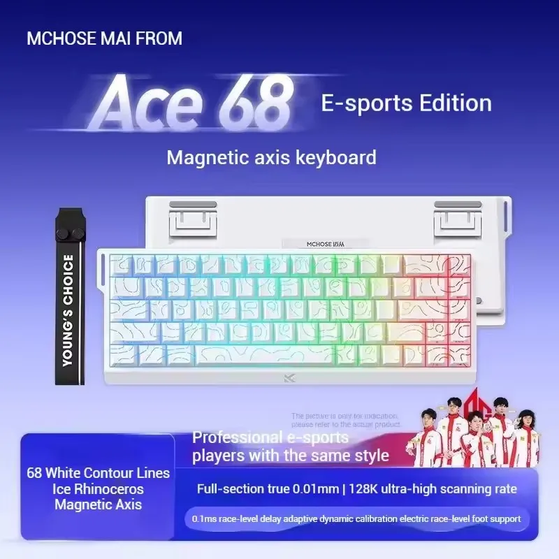 MCHOSE ACE68 Pro ACE60 Pro Механическая клавиатура Проводной магнитный переключатель 8k Скорость заката Киберспорт Индивидуальная игровая офисная клавиатура
MCHOSE ACE68 Pro ACE60 Pro Механическая клавиатура Проводной магнитный переключатель 8k Скорость заката Киберспорт Индивидуальная игровая офисная клавиатура