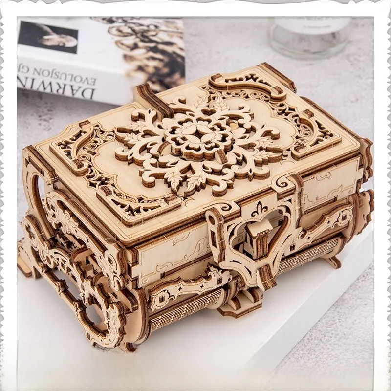 Деревянная механическая модель-конструктор 3D-пазл, шкатулка для украшений, подарок на день рождения для девочек, сложная сборка, средний размер 7.5...
Деревянная механическая модель-конструктор 3D-пазл, шкатулка для украшений, подарок на день рождения для девочек, сложная сборка, средний размер 7.5...