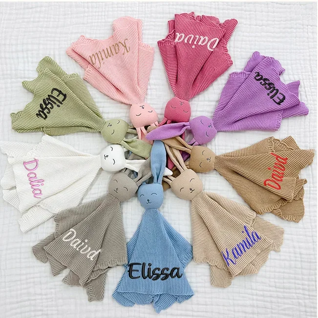 Embroidered Bunny Comfort Towel with Embroidered Name Comfort Blanket Animal Head Doll
Embroidered Bunny Comfort Towel with Embroidered Name Comfort Blanket Animal Head Doll