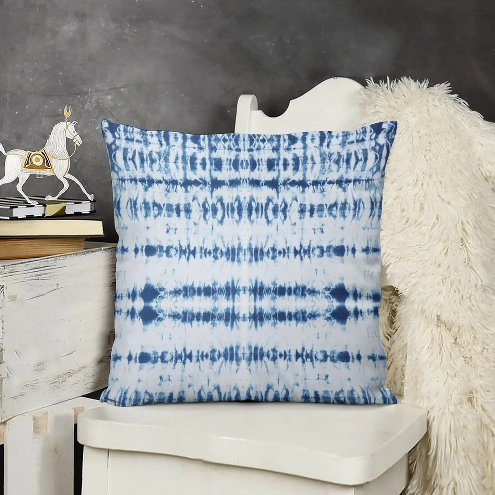 Shibori blue and white arashi tie dye Throw Pillow Decorative Cushion Cover luxury decor bed pillows pillow
Shibori blue and white arashi tie dye Throw Pillow Decorative Cushion Cover luxury decor bed pillows pillow