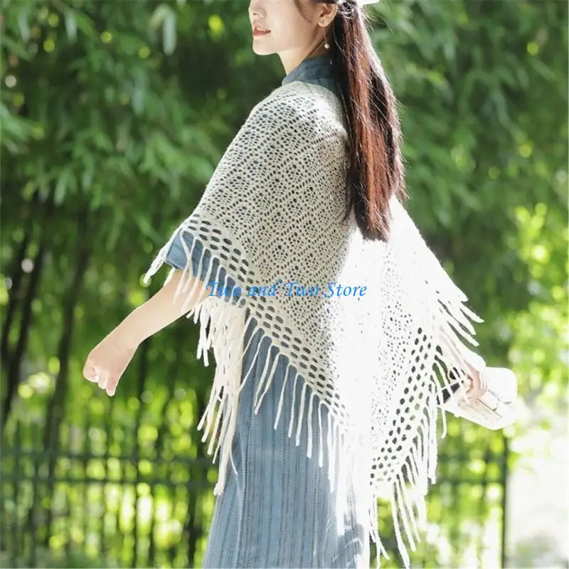 HX6F Bohemian Styles Crochet Shawl Knitted Shoulder Wrap For Summer Spring Neck Accessory For Women Various Outfit and Dress
HX6F Bohemian Styles Crochet Shawl Knitted Shoulder Wrap For Summer Spring Neck Accessory For Women Various Outfit and Dress