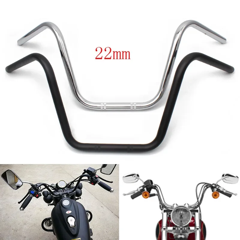 22 мм 7/8 "стальные рули для мотоцикла High Rider для Honda Kawasaki Suzuki Harley Chopper Bobber Cafe Racer универсальные
22 мм 7/8 "стальные рули для мотоцикла High Rider для Honda Kawasaki Suzuki Harley Chopper Bobber Cafe Racer универсальные