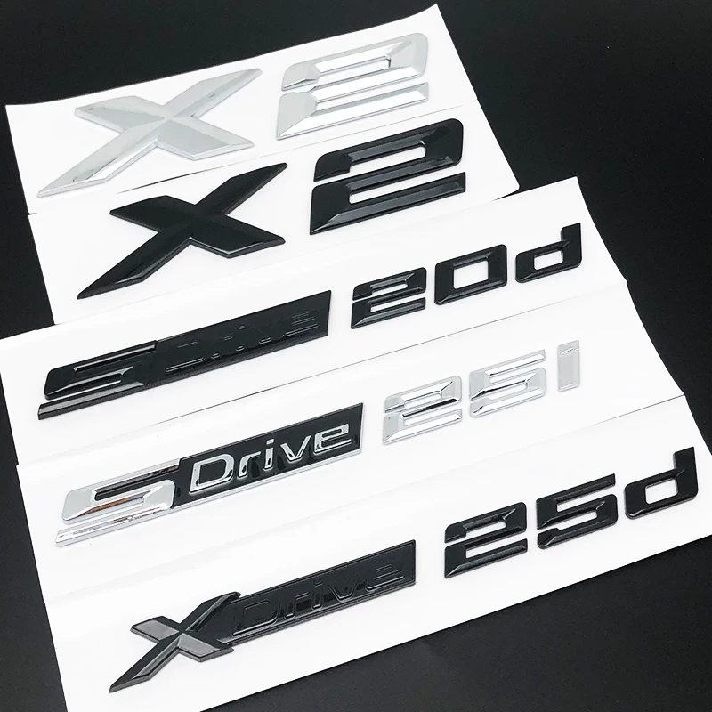 3D ABS Car Rear Trunk Badge Decal Sticker Emblem For X2 SDrive XDrive 20i 25i 20d 25d Accessories
3D ABS Car Rear Trunk Badge Decal Sticker Emblem For X2 SDrive XDrive 20i 25i 20d 25d Accessories
