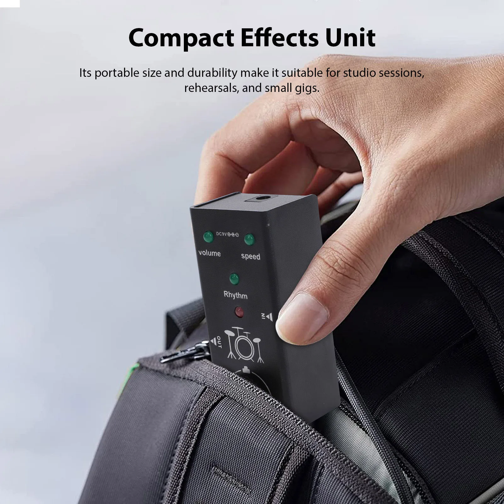 Guitar Effect Pedal with 55 Rhythm Patterns Speed and Volume Control for Electric Guitar Bass Looper Pedal for Electric Guitar
Guitar Effect Pedal with 55 Rhythm Patterns Speed and Volume Control for Electric Guitar Bass Looper Pedal for Electric Guitar