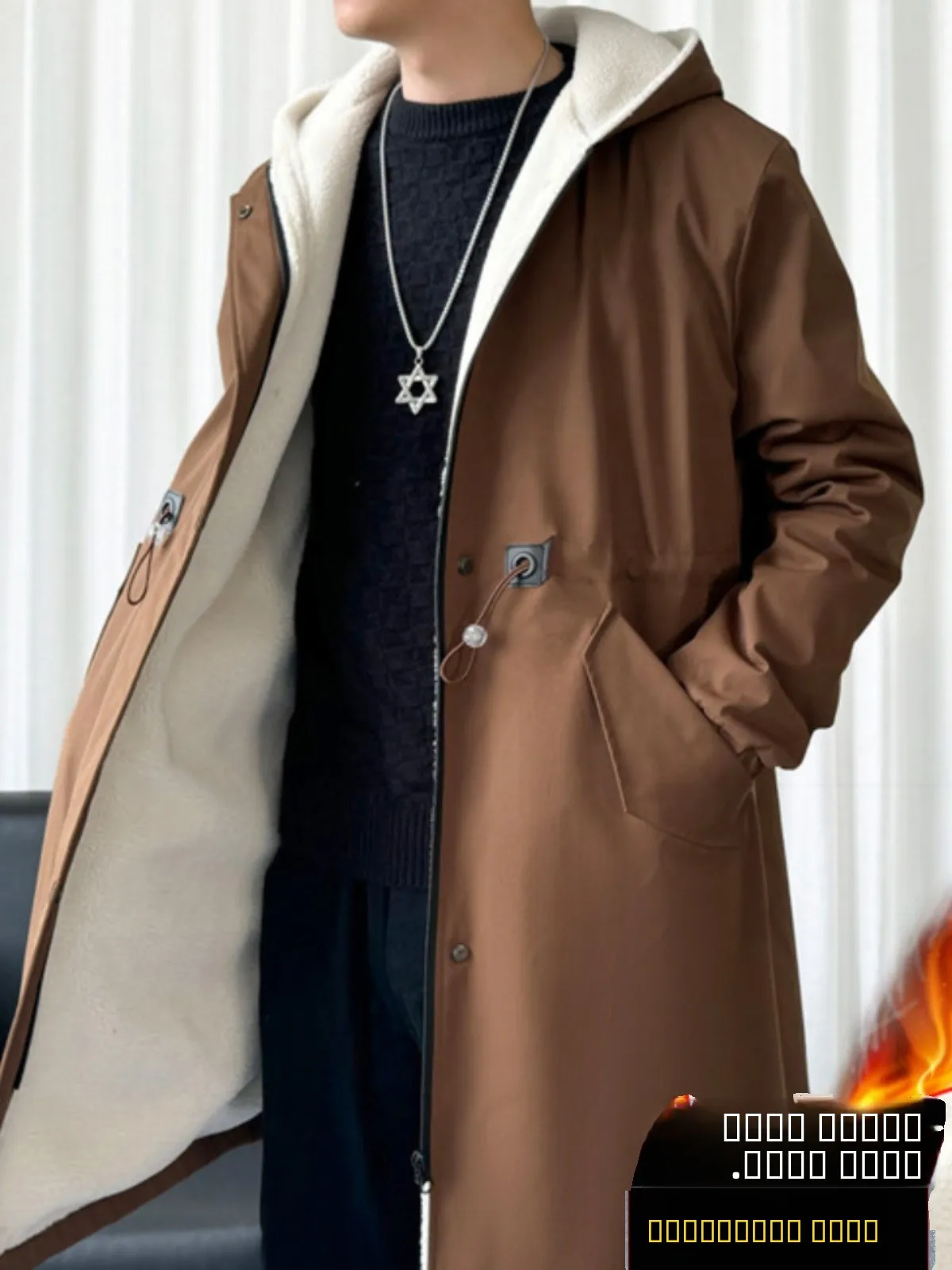 Мужское коричневое пальто для высоких мужчин, осенне-зимнее, утепленное, ветрозащитное, средней длины, устойчивое к износу, пуховик
Мужское коричневое пальто для высоких мужчин, осенне-зимнее, утепленное, ветрозащитное, средней длины, устойчивое к износу, пуховик