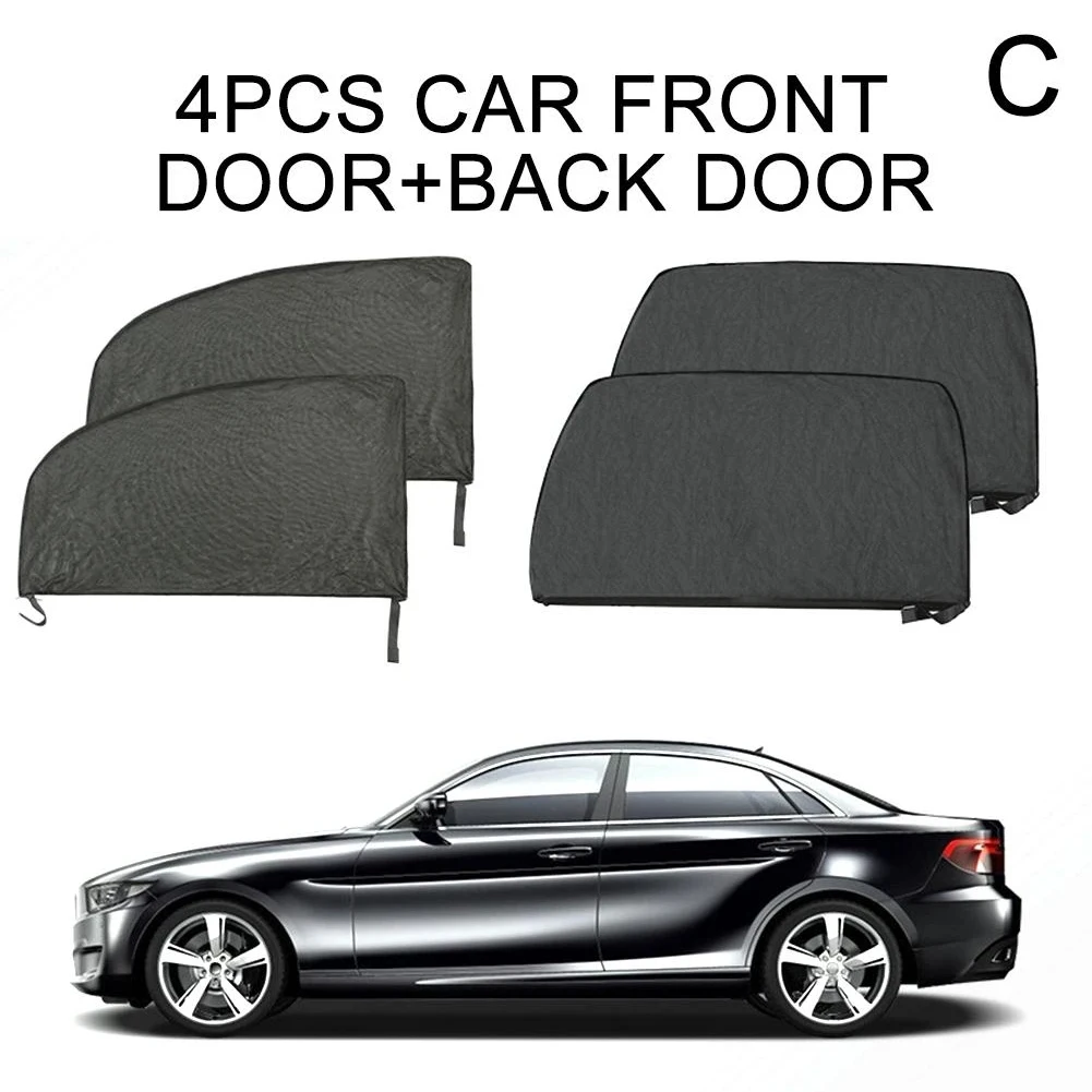 2/4pcs Universal Car Window Sun Shade Mesh Netting Side Window Covers Shade Anti-Mosquito Net for Sedan SUV Truck Accessories 
2/4pcs Universal Car Window Sun Shade Mesh Netting Side Window Covers Shade Anti-Mosquito Net for Sedan SUV Truck Accessories