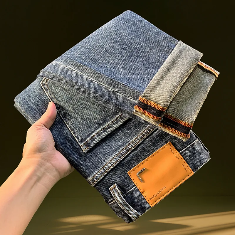 2025 Autumn Men's Jeans Trendy New Style Simple Fashion Versatile Casual Pants Slim fit Small Leg Pants
2025 Autumn Men's Jeans Trendy New Style Simple Fashion Versatile Casual Pants Slim fit Small Leg Pants