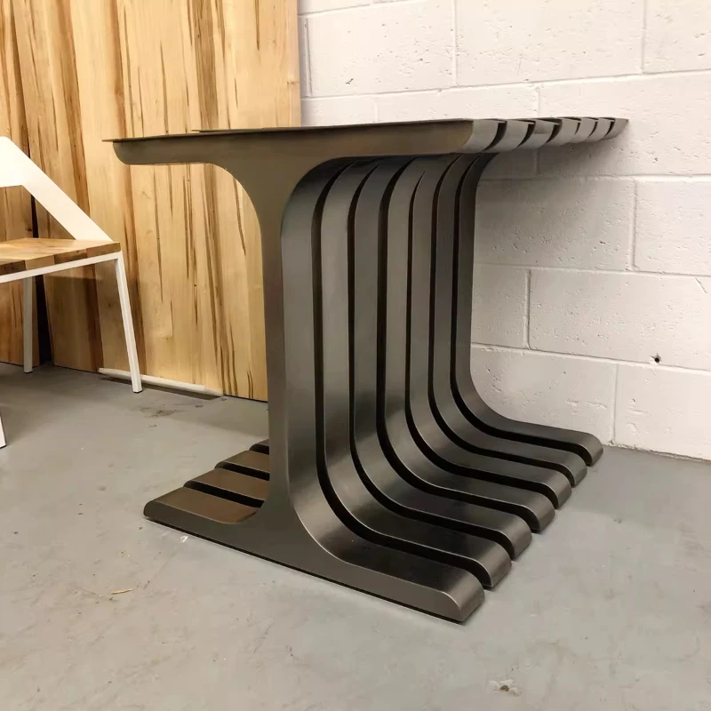 steel I-shaped legs are suitable for table boards above 160X80, and more than 5,000 wire drawing guns are black or natural.
steel I-shaped legs are suitable for table boards above 160X80, and more than 5,000 wire drawing guns are black or natural.