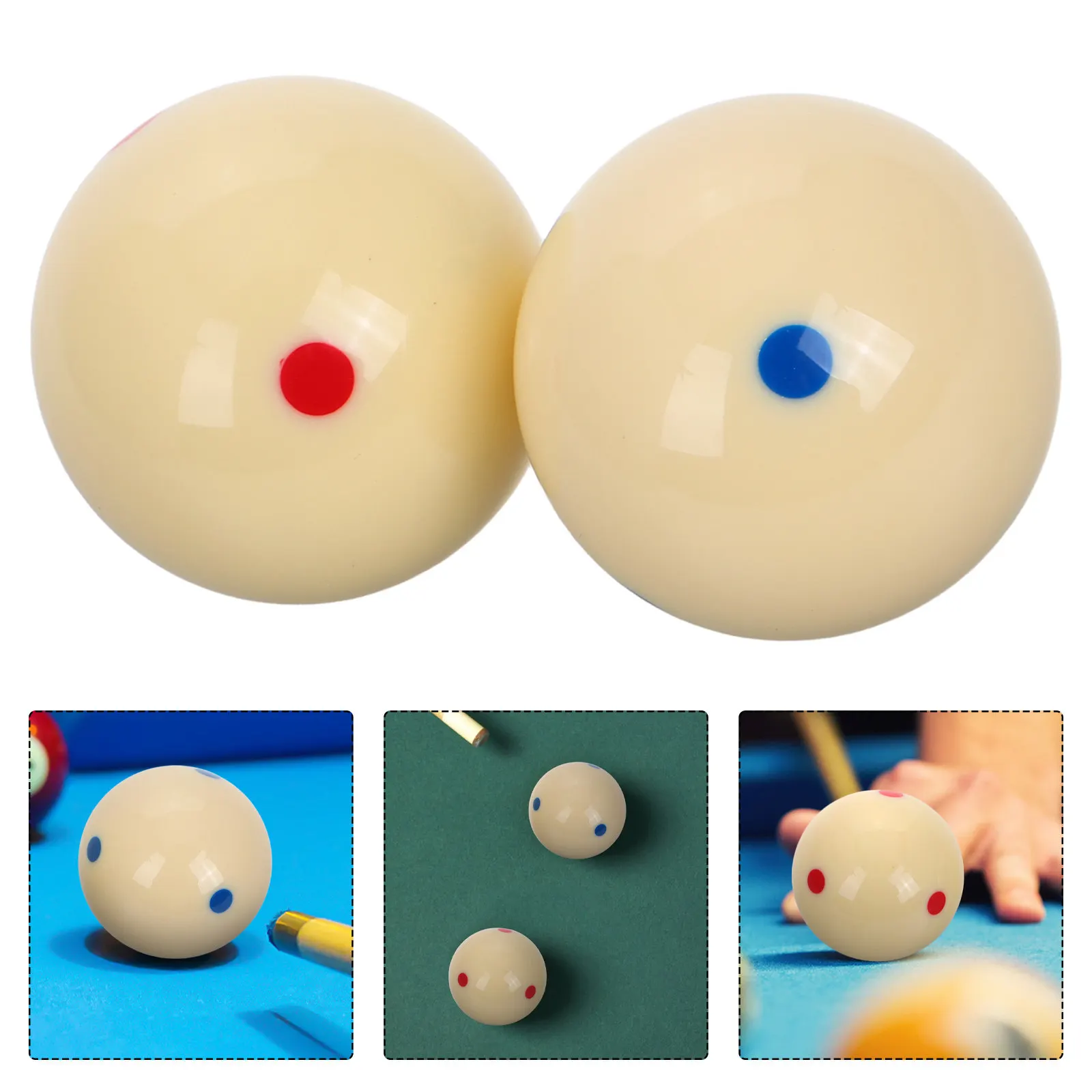 2Pcs Training Cue Ball White Billiards Balls Designed for Shot Accuracy Enhancement Suitable for Beginners Advanced
2Pcs Training Cue Ball White Billiards Balls Designed for Shot Accuracy Enhancement Suitable for Beginners Advanced