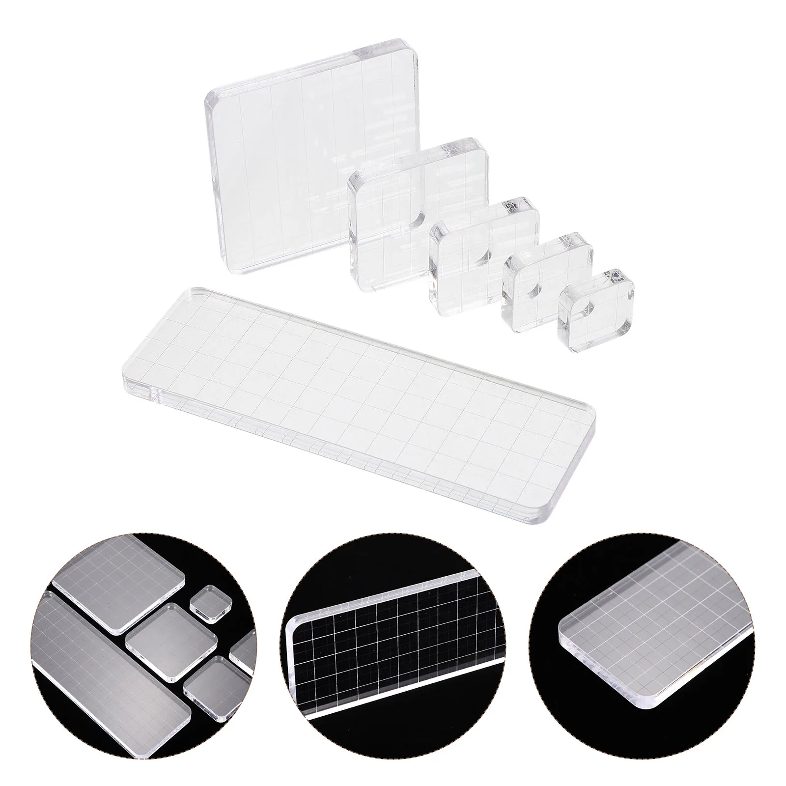 6 Pcs Stamp Accessories Transparent Stamps The Circle Block Clear Stamping Acrylic Blocks Child
6 Pcs Stamp Accessories Transparent Stamps The Circle Block Clear Stamping Acrylic Blocks Child