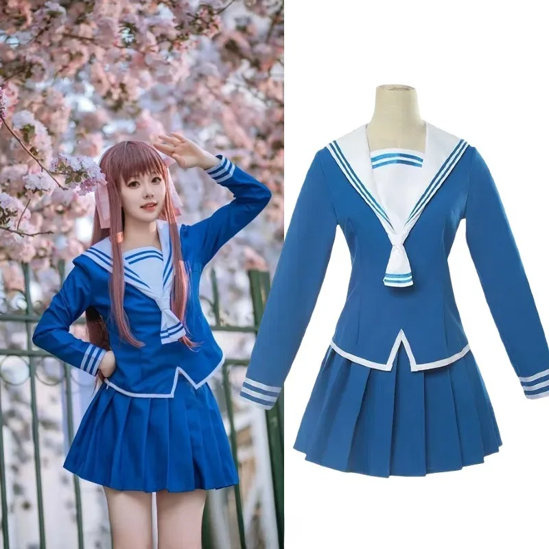 Anime Honda Tohru Cosplay Costume Blue Sailor Suit School Uniform JK Skirt Full Set for Women Role Play Outfit Theme Party
Anime Honda Tohru Cosplay Costume Blue Sailor Suit School Uniform JK Skirt Full Set for Women Role Play Outfit Theme Party