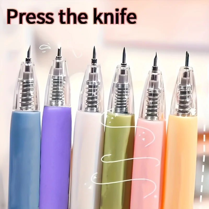 Scalable hand carved knife and pen, precision paper cutting knife, suitable for DIY scrapbooks and multifunctional cutting tools
Scalable hand carved knife and pen, precision paper cutting knife, suitable for DIY scrapbooks and multifunctional cutting tools