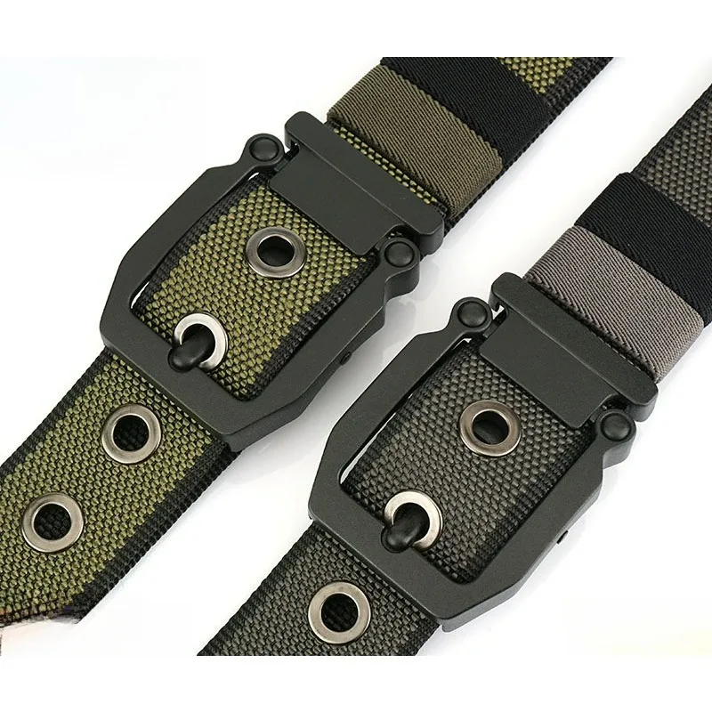 The new 3.8-inch thickened alloy pin buckle casual neutral nylon belt and simple woven canvas belt can be cut short
The new 3.8-inch thickened alloy pin buckle casual neutral nylon belt and simple woven canvas belt can be cut short