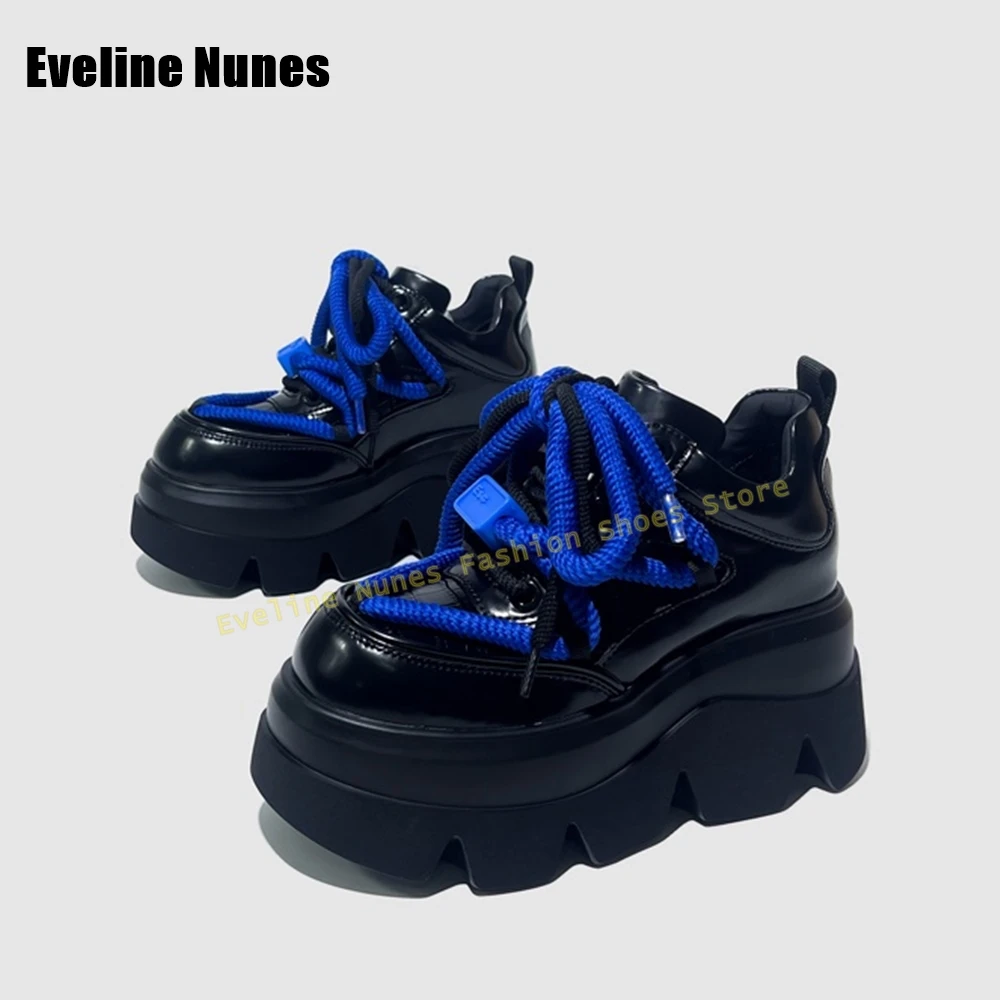 Lace-Up Platform Mixed Colors Pumps Round Toe Thick Sole Height Increasing Women Fashion Pantshoes 2025 Spring Casual Punk Shoes
Lace-Up Platform Mixed Colors Pumps Round Toe Thick Sole Height Increasing Women Fashion Pantshoes 2025 Spring Casual Punk Shoes