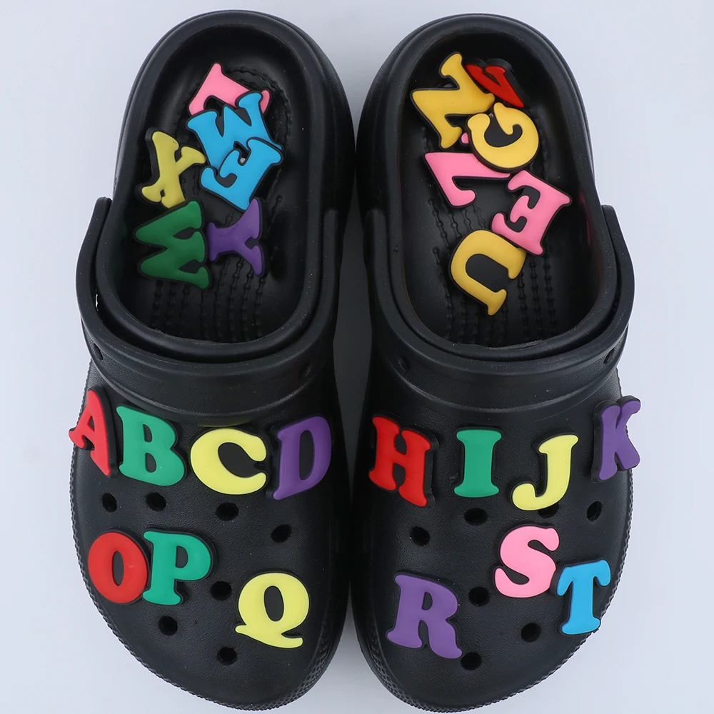 Cute Decorations Accessories Shoe Charm Cartoon Colorful Alphabet Detachable クロックス ジビッツ Shoe Buckles Holiday Adult Kids Gift
Cute Decorations Accessories Shoe Charm Cartoon Colorful Alphabet Detachable クロックス ジビッツ Shoe Buckles Holiday Adult Kids Gift