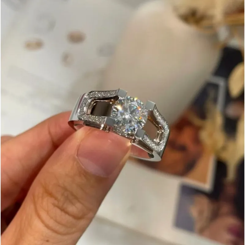 Crystal 3AZircon Diamonds Gemstones Bague Finger Band Rose Gold & White Silver Color Rings for Men & Women Fashion Jewelry Gifts
Crystal 3AZircon Diamonds Gemstones Bague Finger Band Rose Gold & White Silver Color Rings for Men & Women Fashion Jewelry Gifts