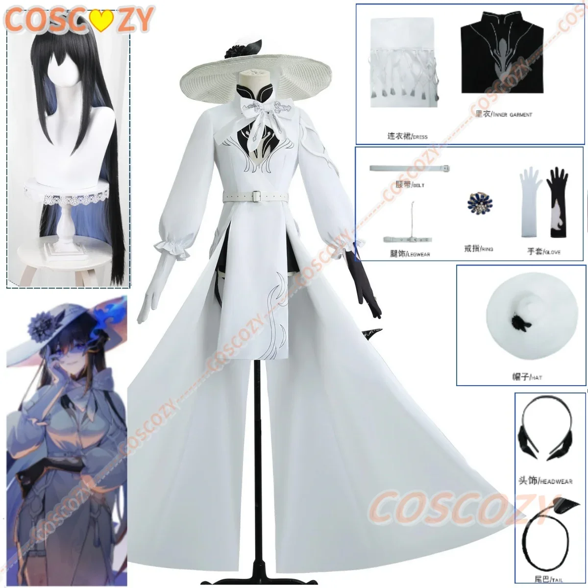 XS-3XL Honkai Star Rail Constance Cosplay Costume Full Set White Dress Hat Prop Dahlia Pinnata Cosplay Outfit Uniform Wig Set
XS-3XL Honkai Star Rail Constance Cosplay Costume Full Set White Dress Hat Prop Dahlia Pinnata Cosplay Outfit Uniform Wig Set