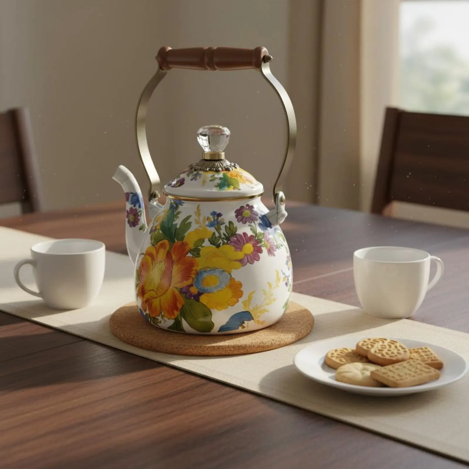 2.5 L Stovetop Tea Kettle Induction Cooker Compatible Enamelware Water Boiler Decorative Stovetop Teapot Safe Material
2.5 L Stovetop Tea Kettle Induction Cooker Compatible Enamelware Water Boiler Decorative Stovetop Teapot Safe Material