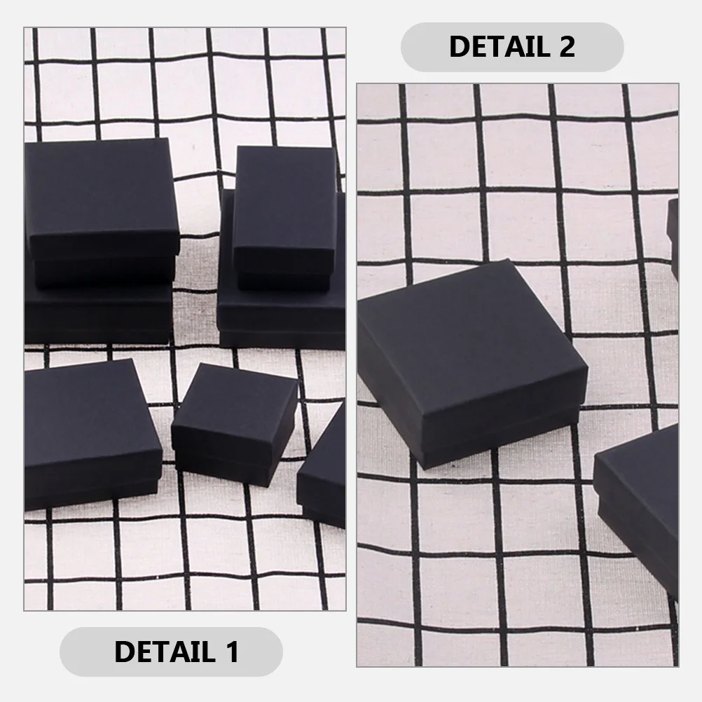 10 Pcs Black Jewelry Boxes 5x5x3cm Sponge Ring Case for Gifts Weddings Valentine Anniversaries Storage ganizer Packaging Box
10 Pcs Black Jewelry Boxes 5x5x3cm Sponge Ring Case for Gifts Weddings Valentine Anniversaries Storage ganizer Packaging Box