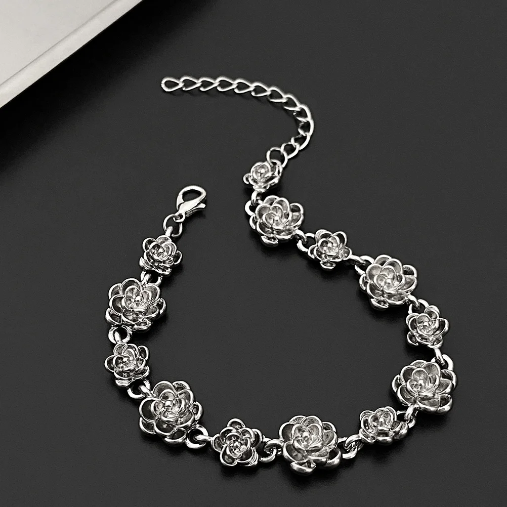 Women's Retro Bracelet Flower Decorative Bracelets for Girls Wrist Chain Jewelry Floral
Women's Retro Bracelet Flower Decorative Bracelets for Girls Wrist Chain Jewelry Floral