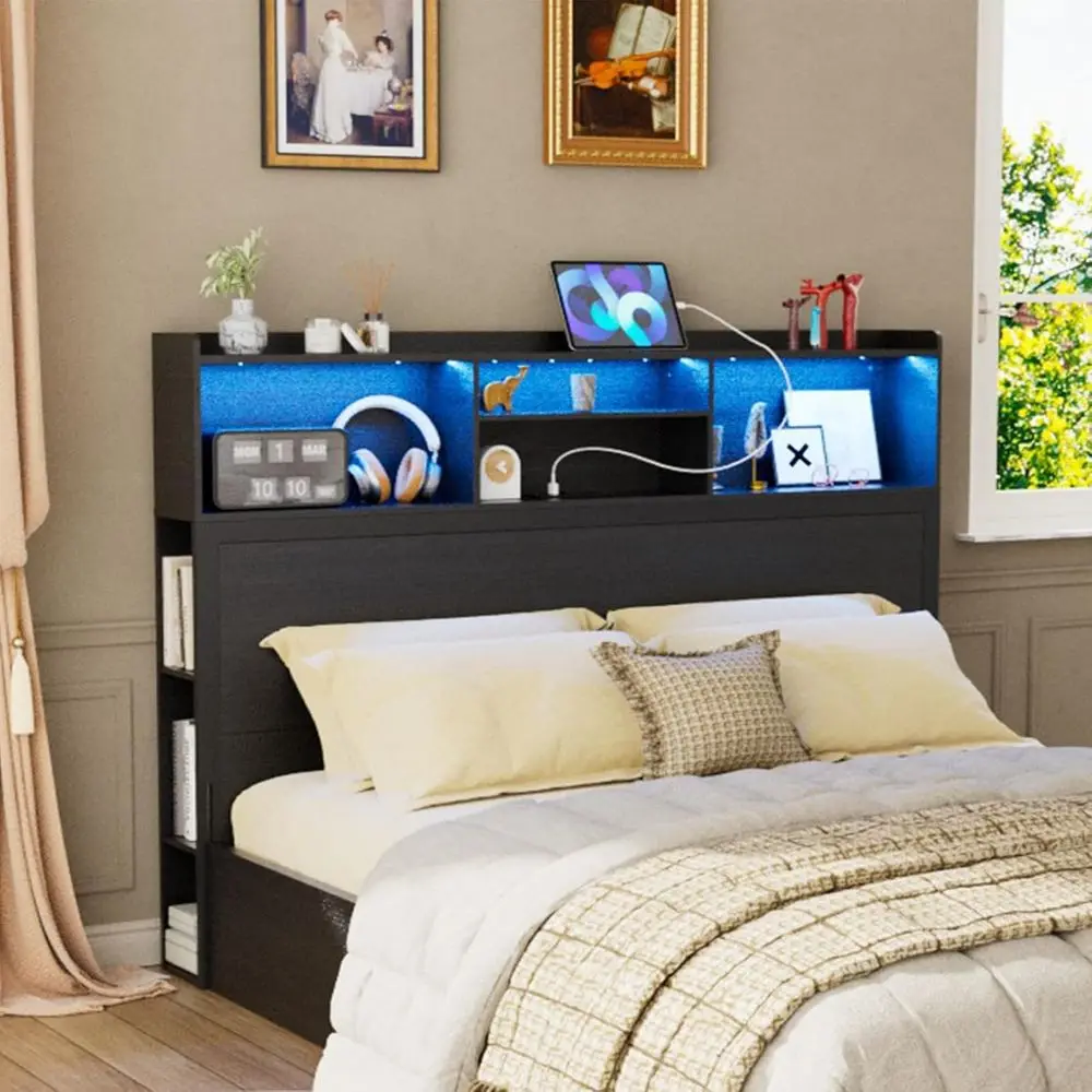 Стильный книжный шкаф для спальни или гостиной с розетками, USB-портами и LED-подсветкой, 4-уровневый стеллаж для книг и боковые полки для хранения.
Стильный книжный шкаф для спальни или гостиной с розетками, USB-портами и LED-подсветкой, 4-уровневый стеллаж для книг и боковые полки для хранения.