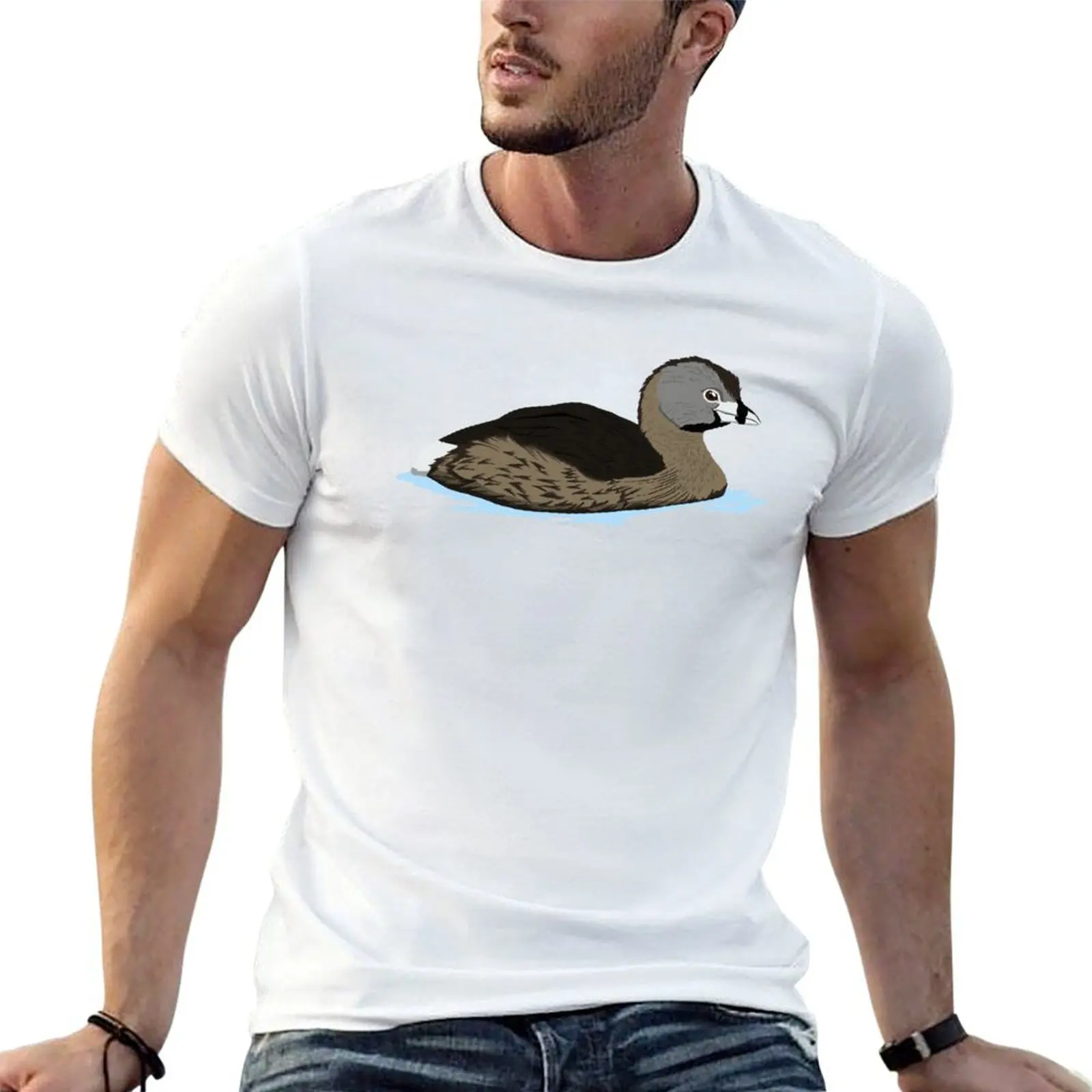 Pied-billed Grebe T-Shirt printed t shirts for man t shirts for man graphic vintage T-Shirt
Pied-billed Grebe T-Shirt printed t shirts for man t shirts for man graphic vintage T-Shirt