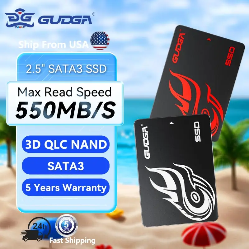 GUDGA 2,5 "SATA3 SSD 512 ГБ/960 ГБ 3D NAND QLC Быстрая доставка на 7 дней, бюджетная цена, высокая скорость для обновления портативного ПК 
GUDGA 2,5 "SATA3 SSD 512 ГБ/960 ГБ 3D NAND QLC Быстрая доставка на 7 дней, бюджетная цена, высокая скорость для обновления портативного ПК