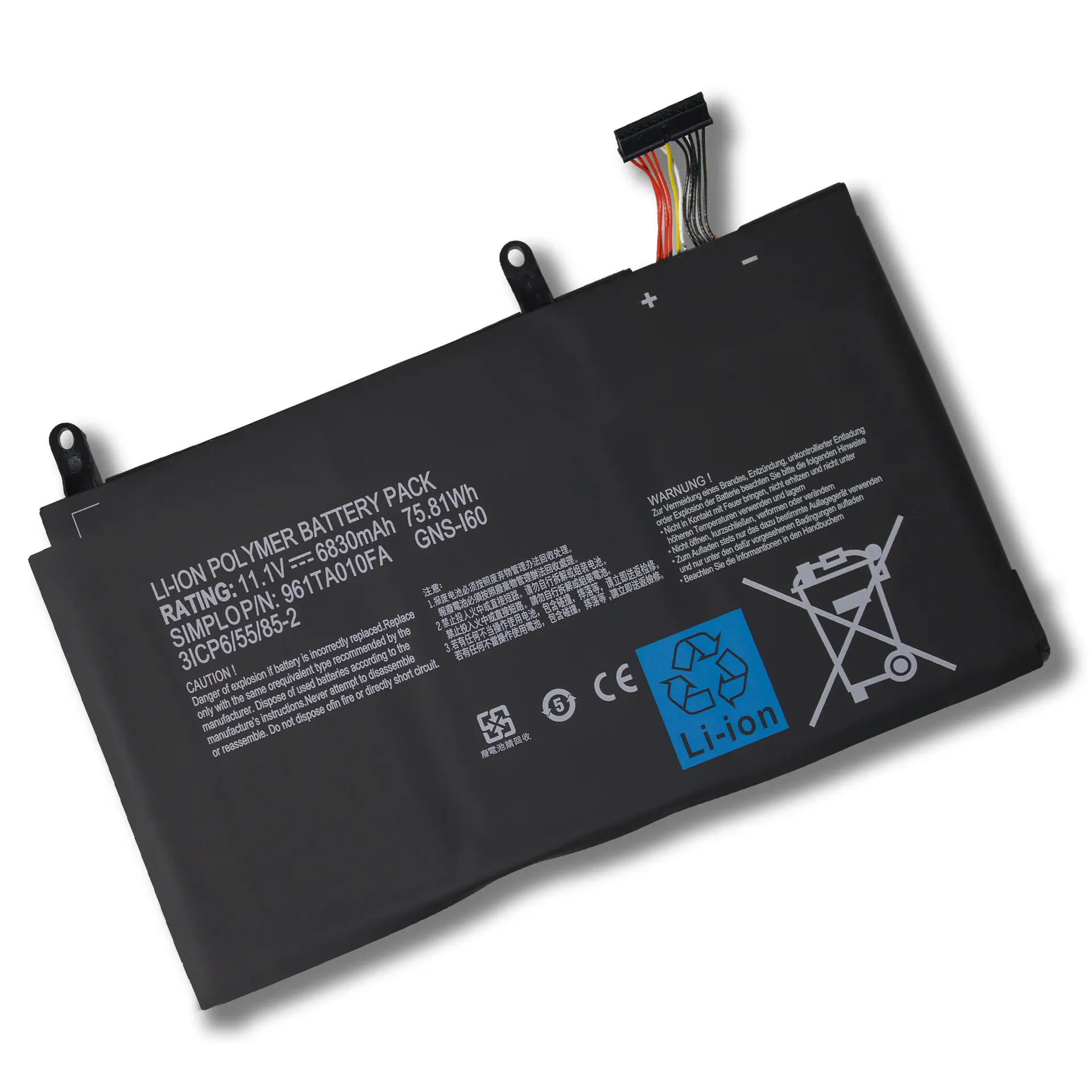 6830mAh Battery GNS-I60 961TA010FA For P35G P35G v2 P35K P35N P35W P35X P37K P37W P37X P57X P57W Series
6830mAh Battery GNS-I60 961TA010FA For P35G P35G v2 P35K P35N P35W P35X P37K P37W P37X P57X P57W Series